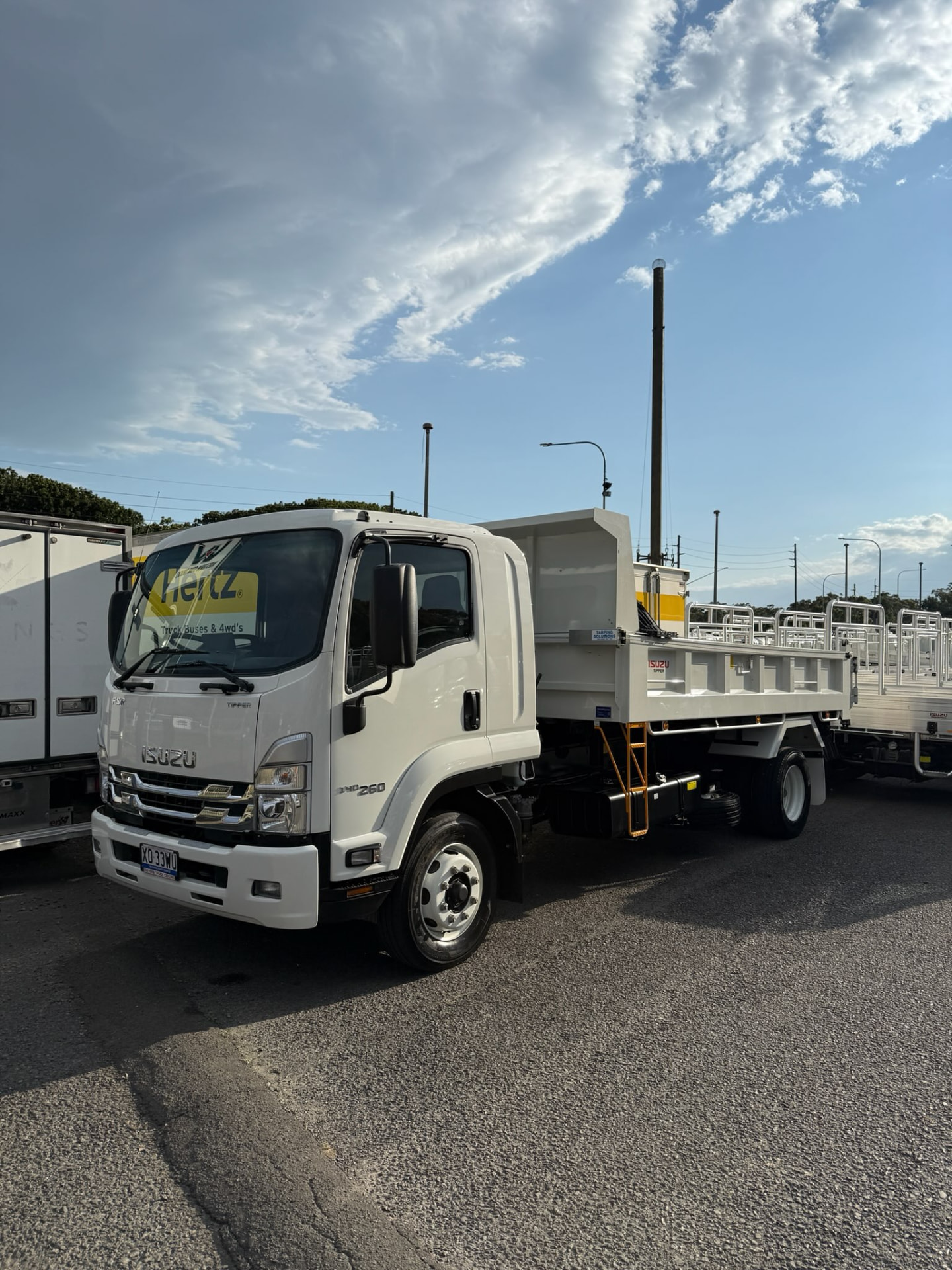 Isuzu FSR tipper truck ready for delivery